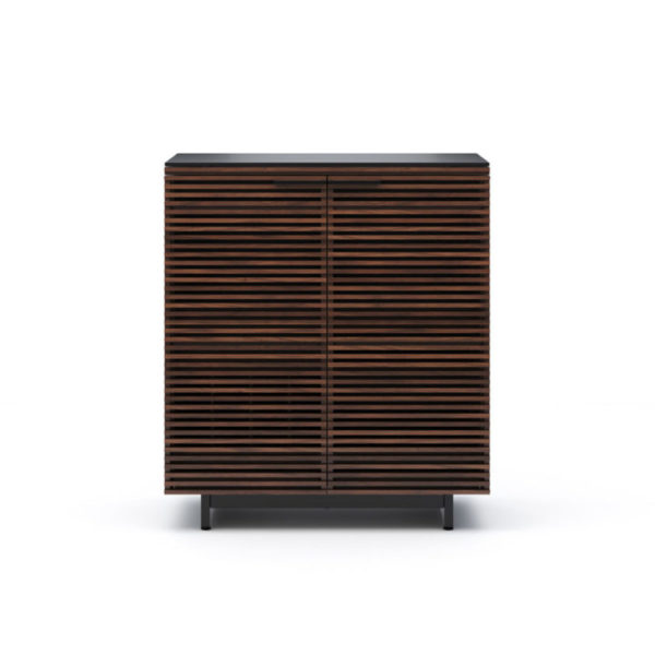 corridor 5620 BDI contemporary bar storage chocolate walnut 1