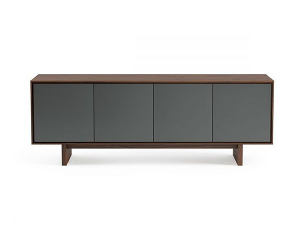 Octave 8379 BDI media cabinet toasted walnut gallery 1